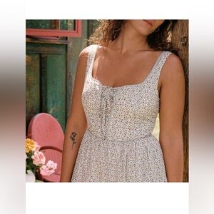 Christy Dawn XL Adele Dress - Creme Strawberry